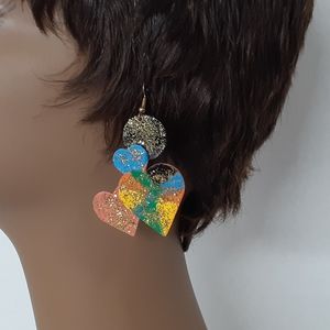 Handmade Earrings Hearts